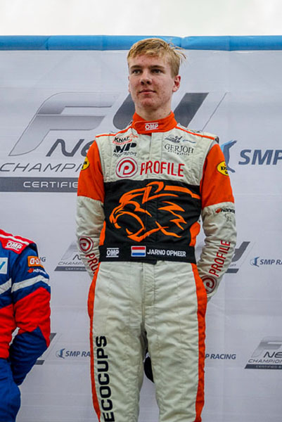 Podium F4 zege Jarno Opmeer